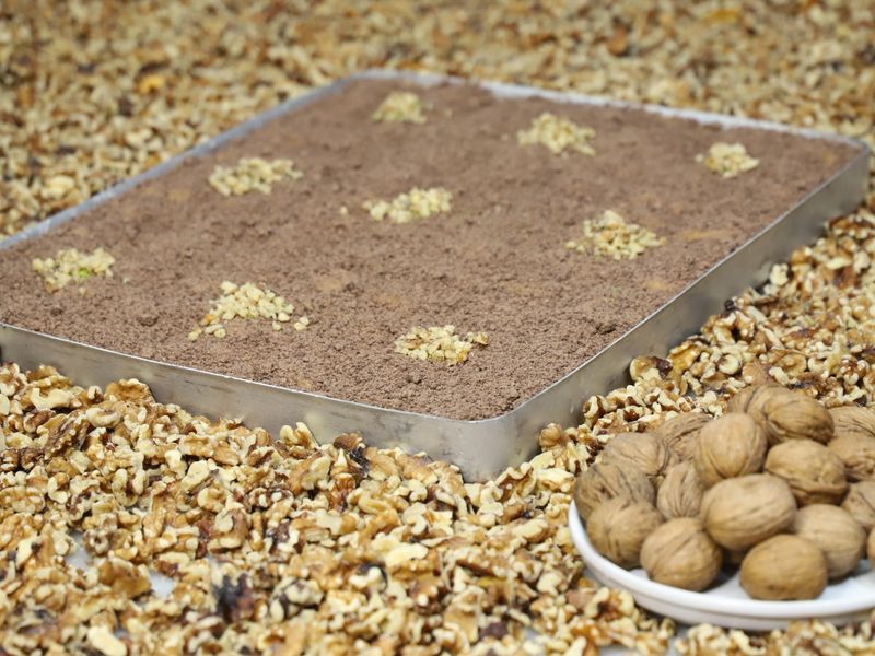 Çikolatalı cevizli soğuk baklava
