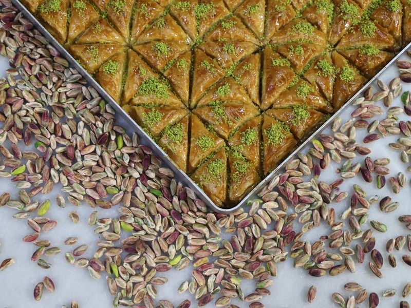 Fıstıklı muska baklava